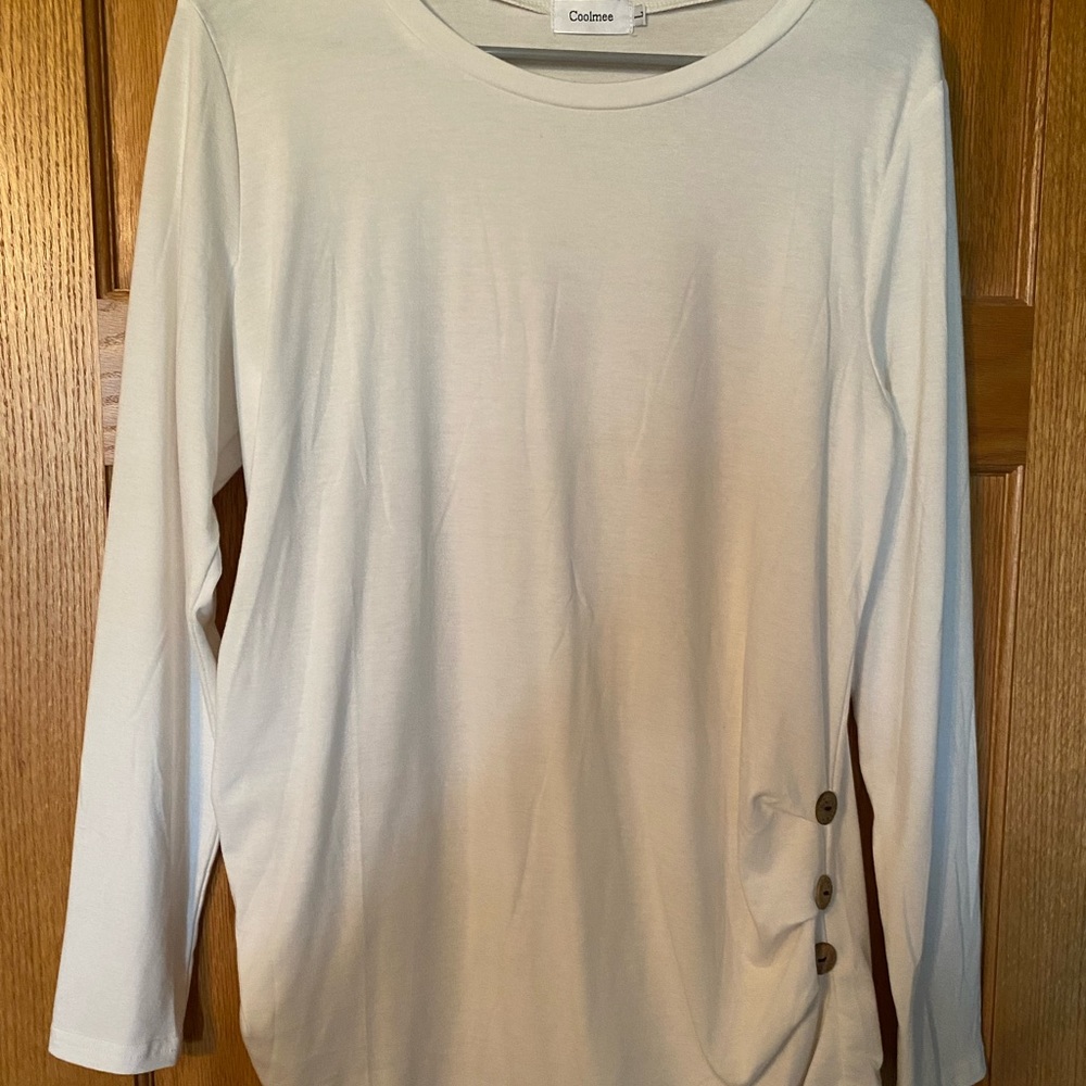 Women’s maternity long sleeve shirt size L